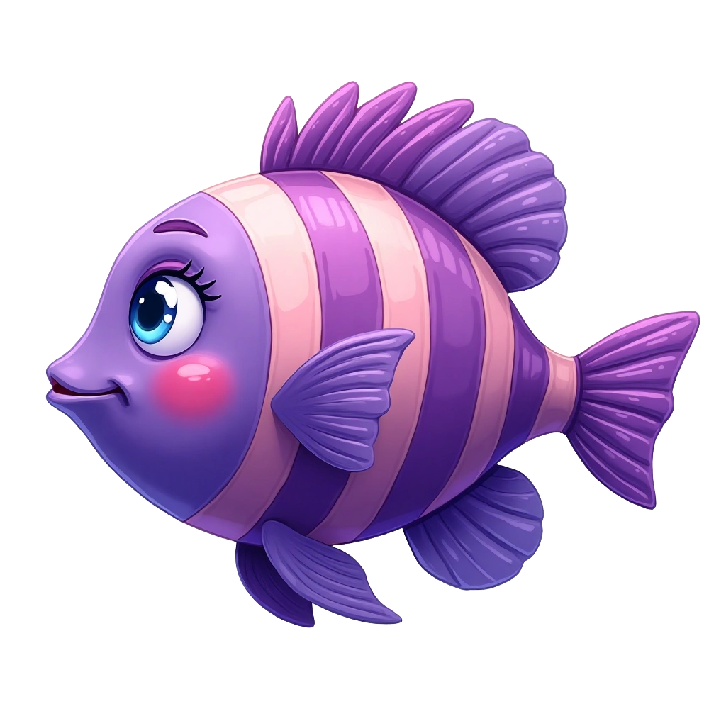 Purple Striped Fish